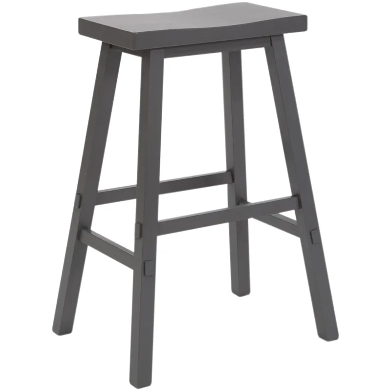 Creations 24 Inch Sawhorse Counter Stool - Gray (RTA)
