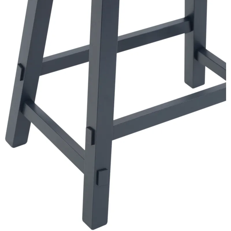 Creations 24 Inch Sawhorse Counter Stool- Navy (RTA)