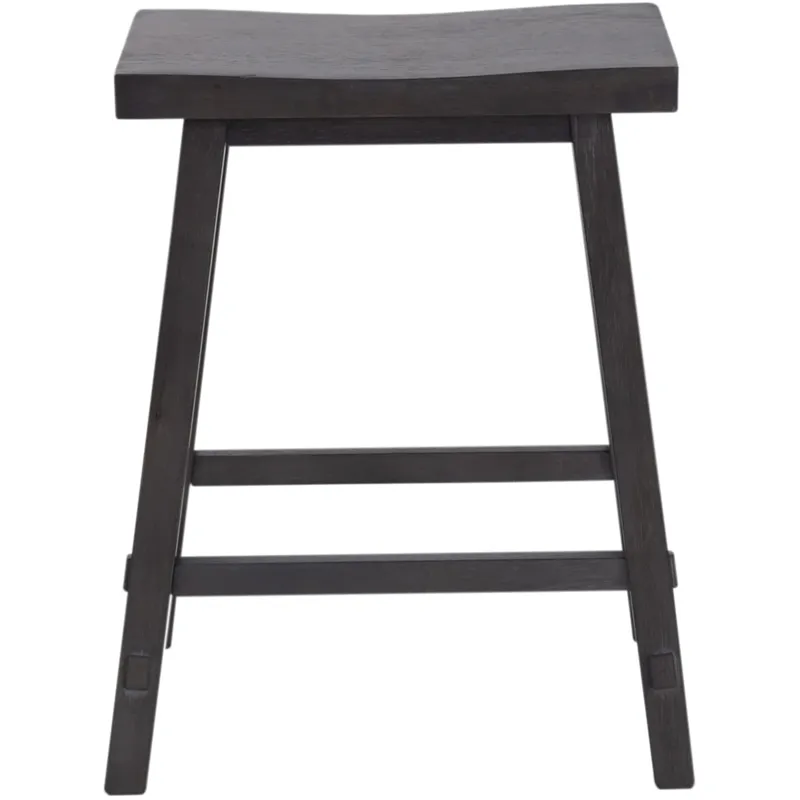 Creations 24 Inch Sawhorse Counter Stool - Slate (RTA)