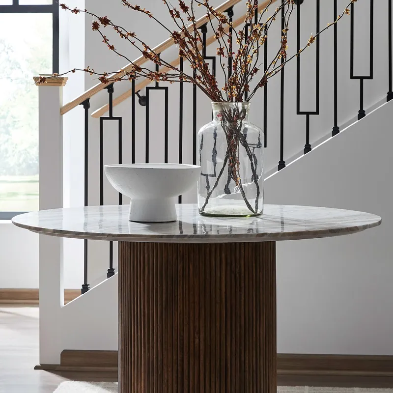 Kaleidoscope Round Pedestal Table Base