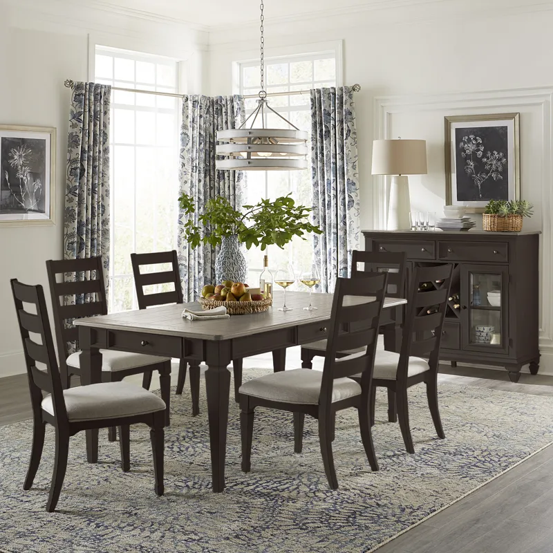Allyson Park Optional 7 Piece Rectangular Table Set