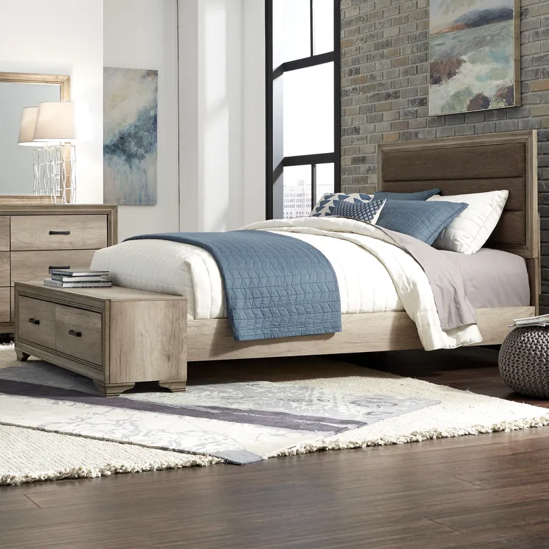 King Storage Bed