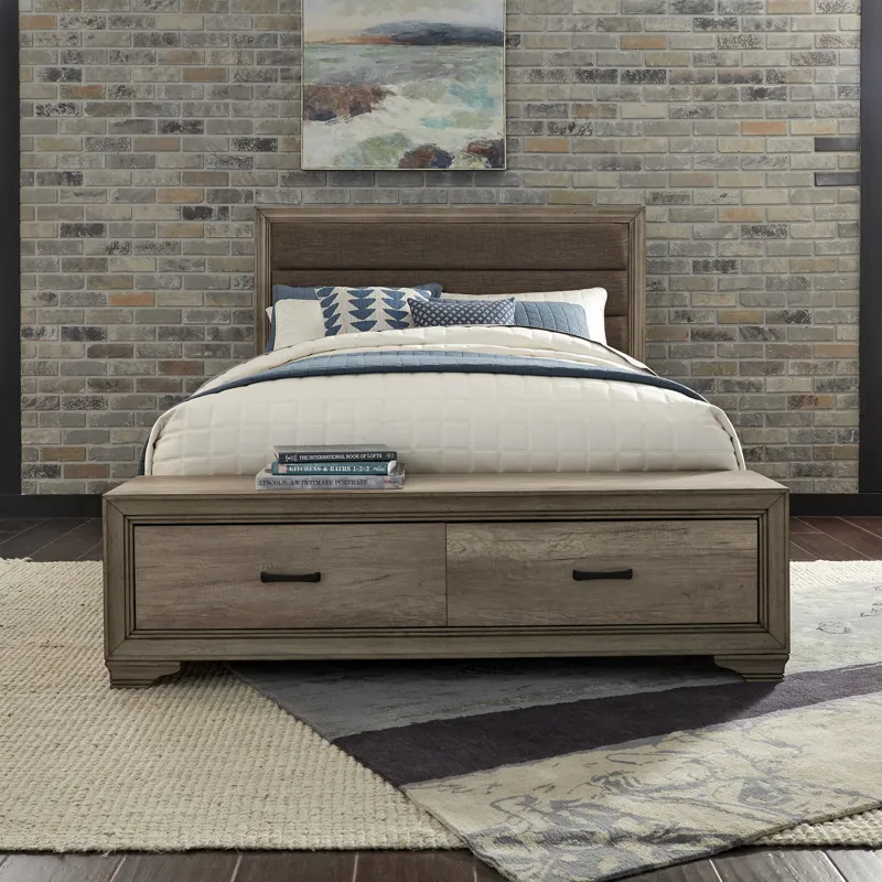 King Storage Bed