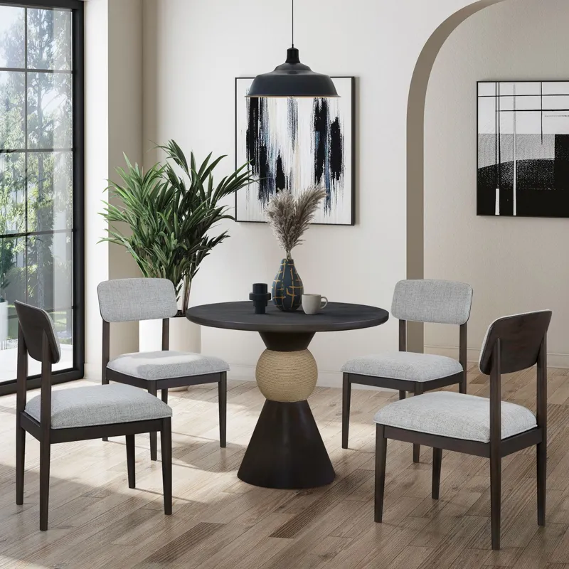 Briarcrest 5 Piece Round Table Set