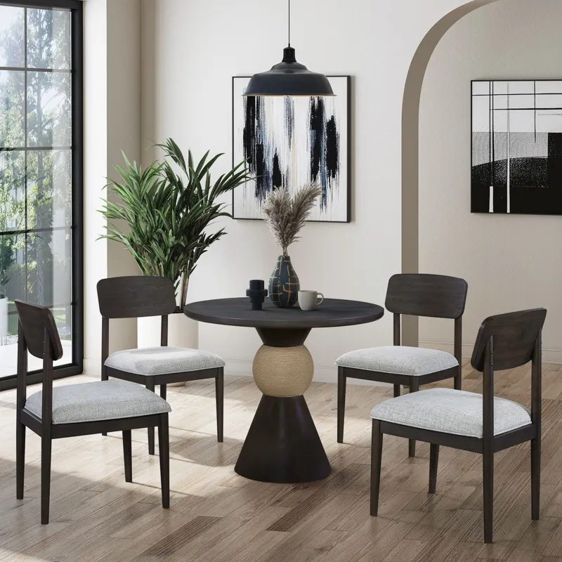 Briarcrest Opt 5 Piece Round Table Set