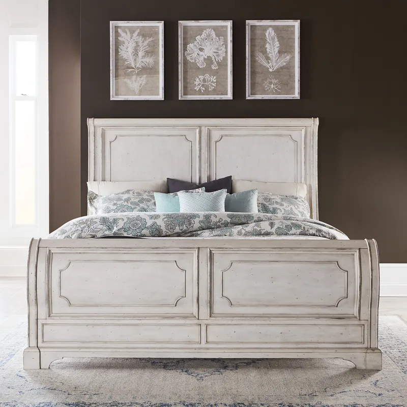 King California Sleigh Bed
