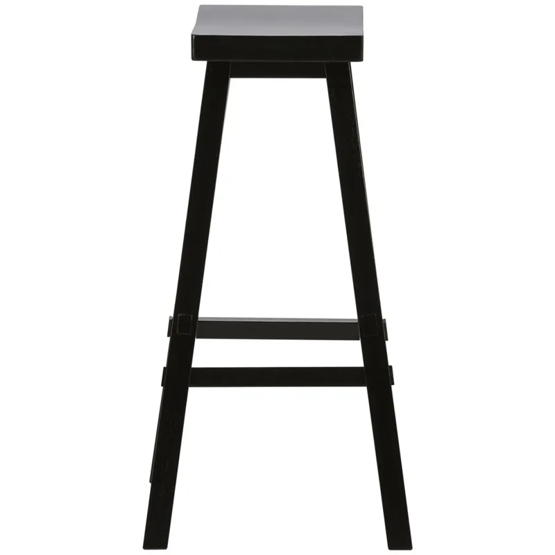Creations 30 Inch Sawhorse Barstool - Black (RTA)