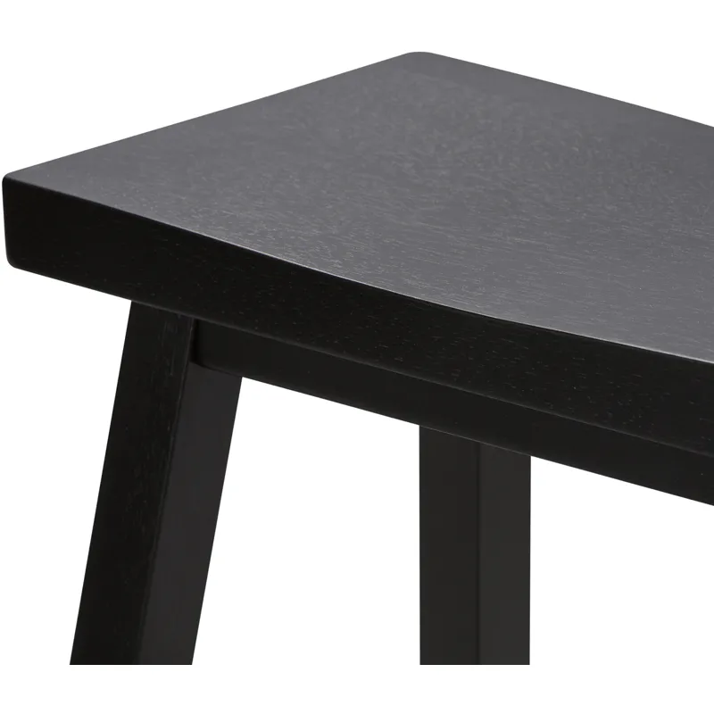 Creations 30 Inch Sawhorse Barstool - Black (RTA)