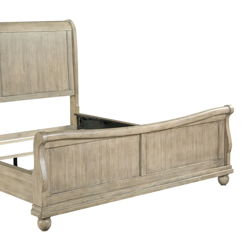 Rustic Traditions King California Sleigh Bed