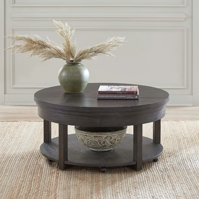 Weston Round Lift Top Cocktail Table