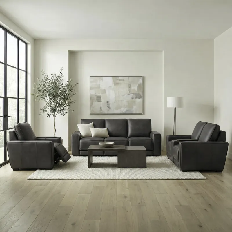 Baylor Sofa w/ Loveseat & Recliner