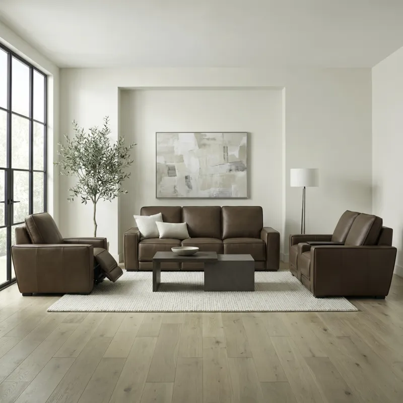 Baylor Sofa w/ Loveseat & Recliner
