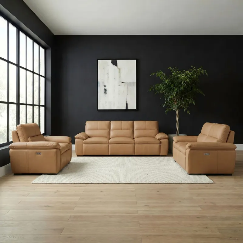Angelo Sofa w/ Loveseat & Recliner