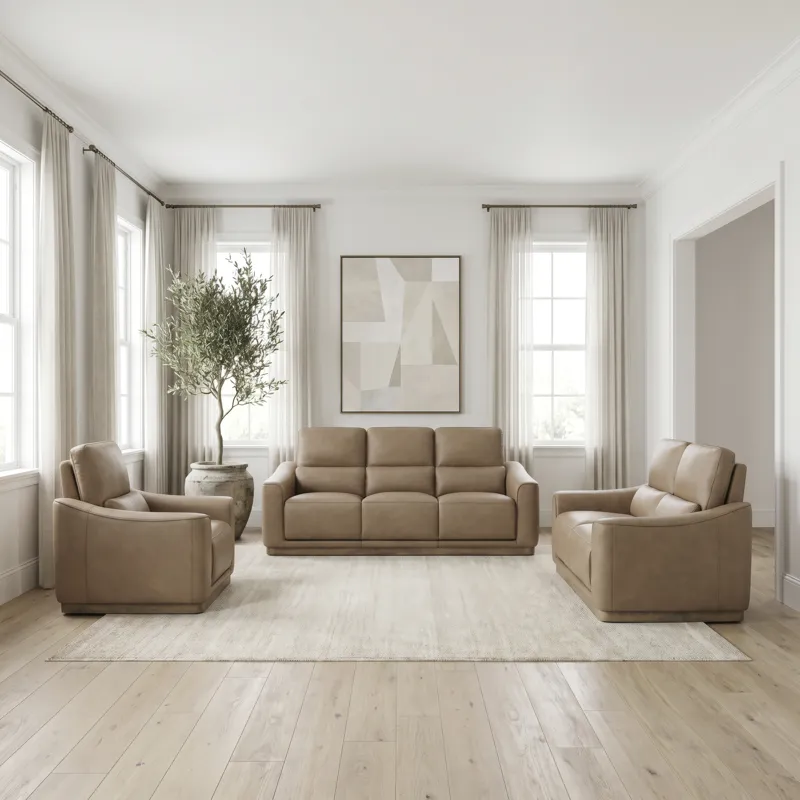 Baker Sofa w/ Loveseat & Recliner
