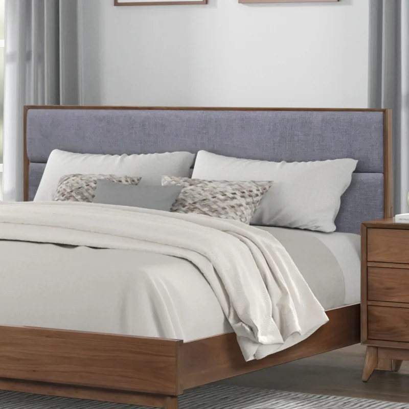 Century Modern King Uph Panel Headboard