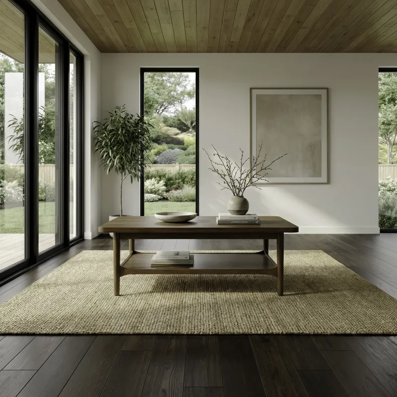 Century Modern Rectangular Cocktail Table