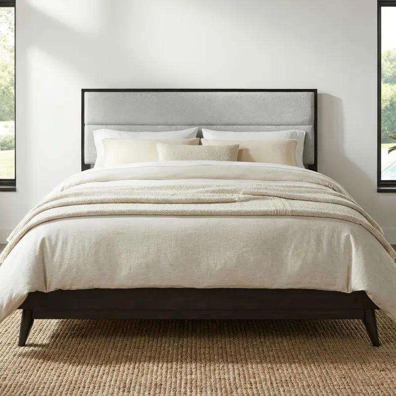 Century Modern King Platform Footboard