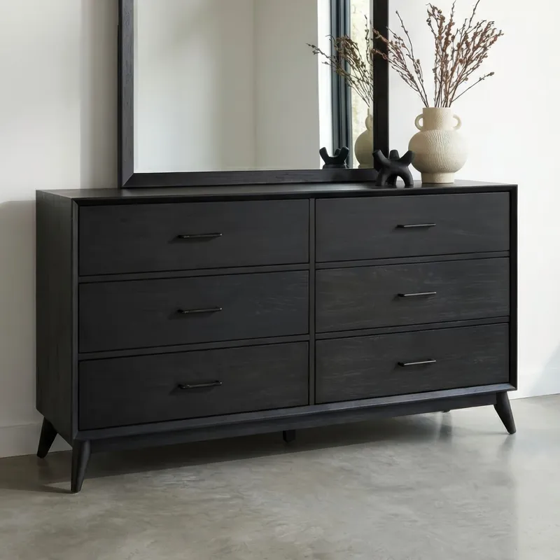 Century Modern 6 Drawer Dresser