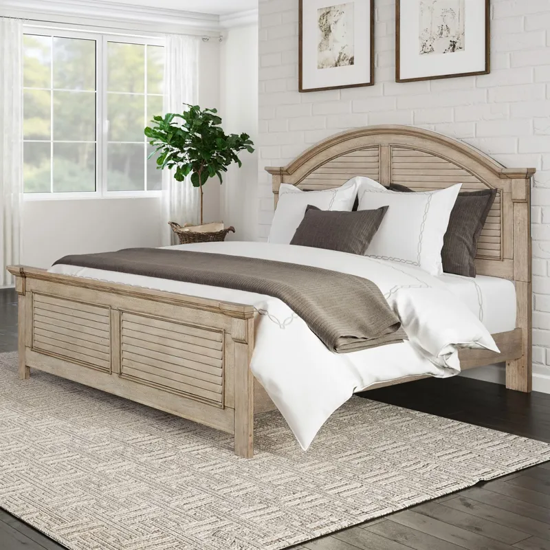 Summer House Queen Panel Bed