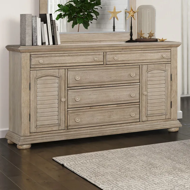Summer House 2 Door 5 Drawer Dresser