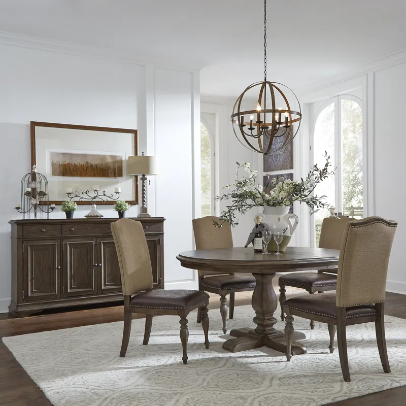 Opt 5 Piece Pedestal Table Set