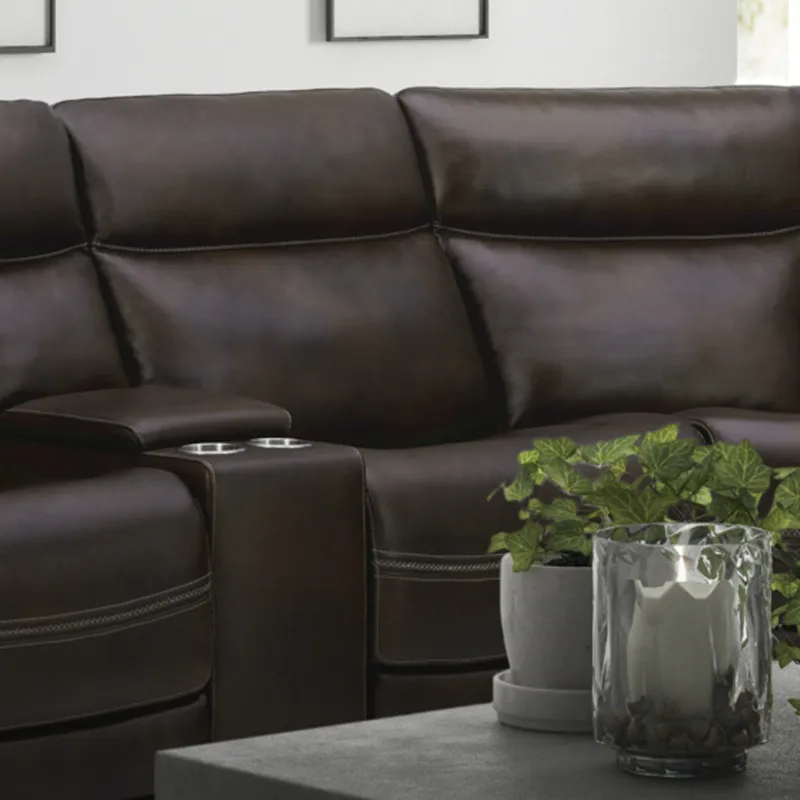 Blair Armless Recliner P2 & ZG - Cognac