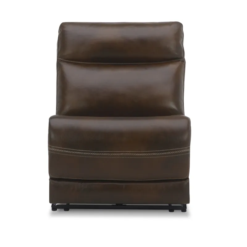 Blair Armless Recliner P2 & ZG - Cognac