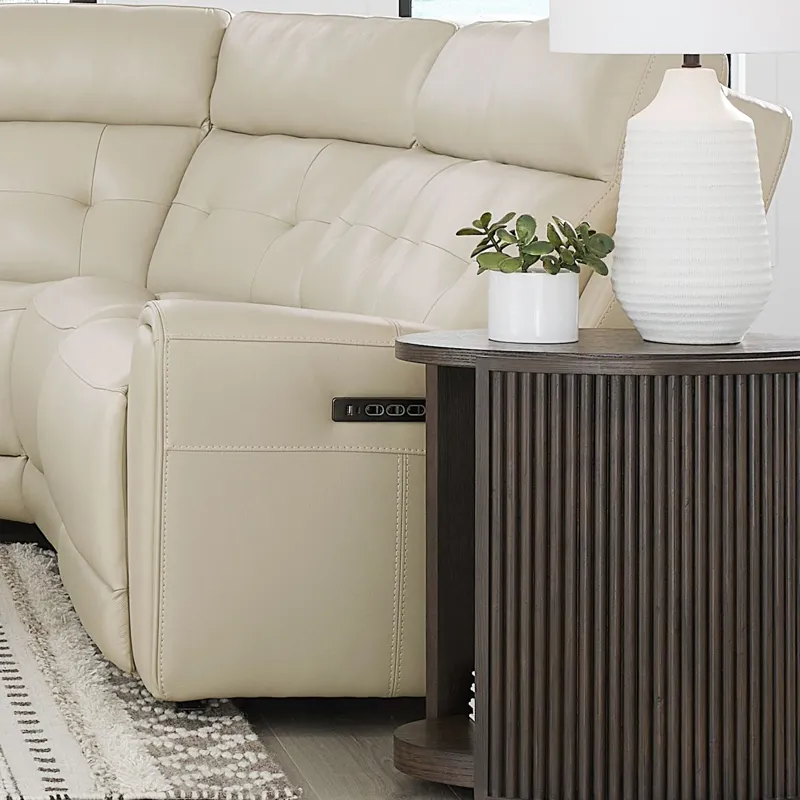 Carrington L Arm Recliner P3 & ZG - Baja Stone