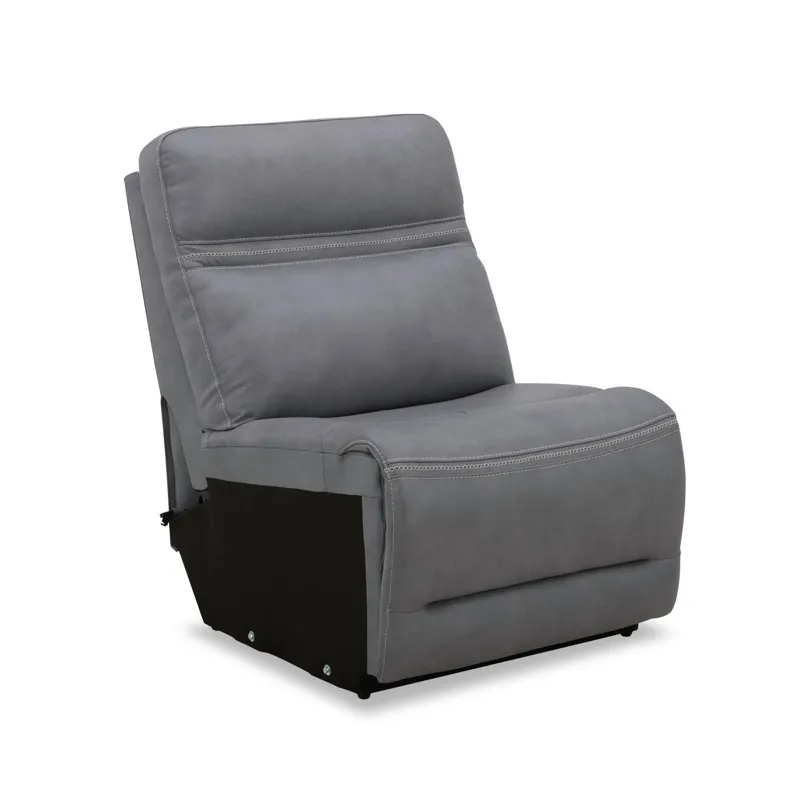 Cooper Armless Chair - Blue Gray