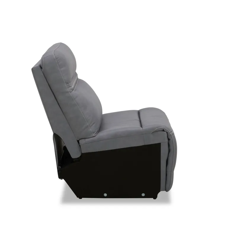 Cooper Armless Chair - Blue Gray