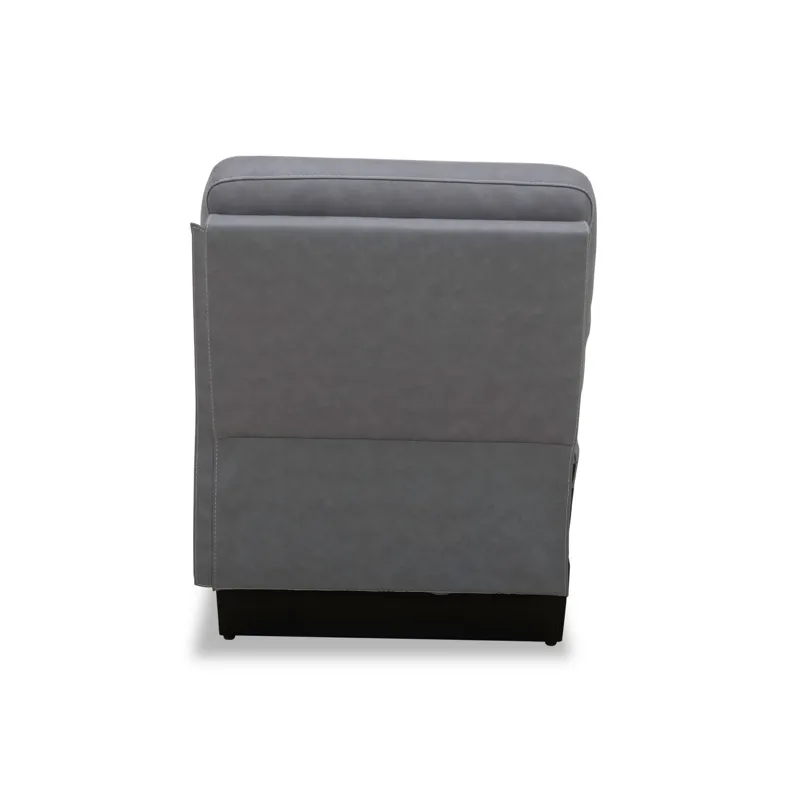 Cooper Armless Chair - Blue Gray