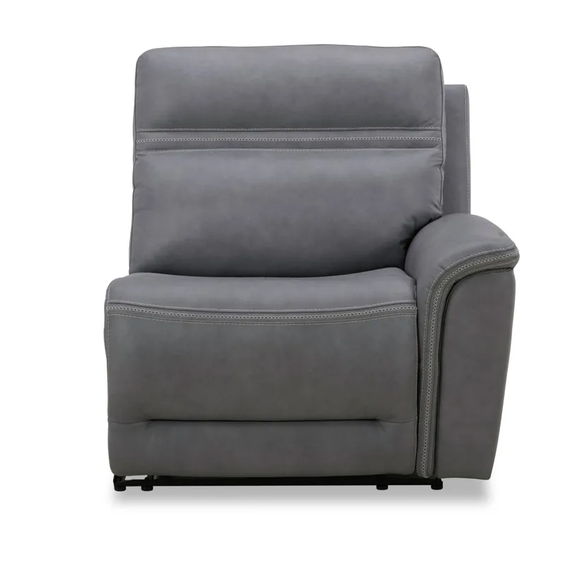 Cooper R Arm Recliner P3 & ZG - Blue Gray