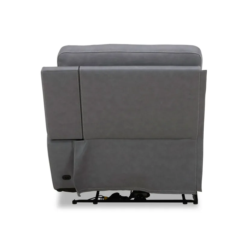 Cooper R Arm Recliner P3 & ZG - Blue Gray
