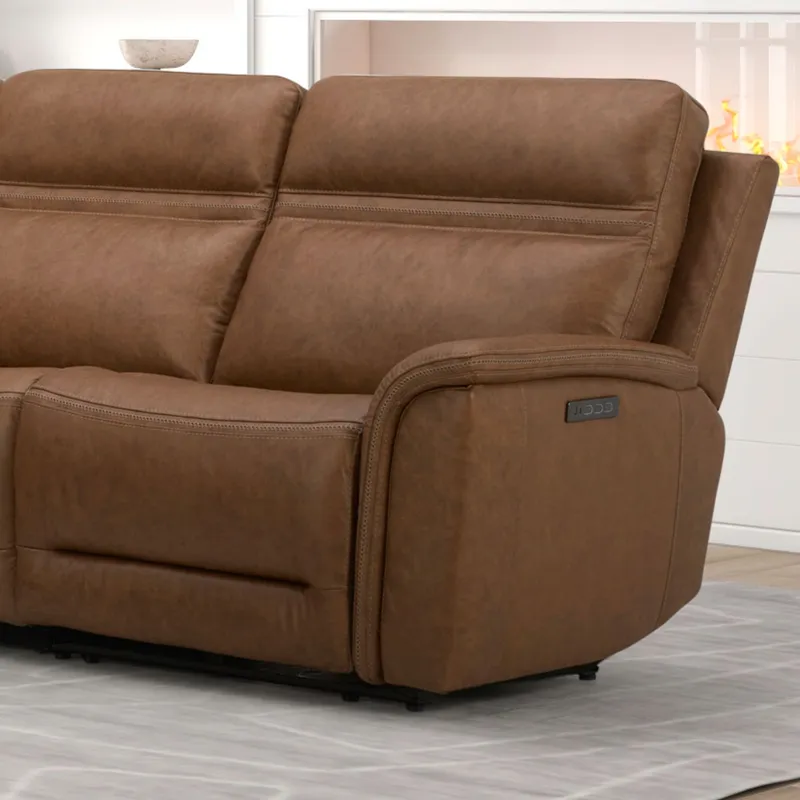 Cooper L Arm Recliner P3 & ZG - Camel
