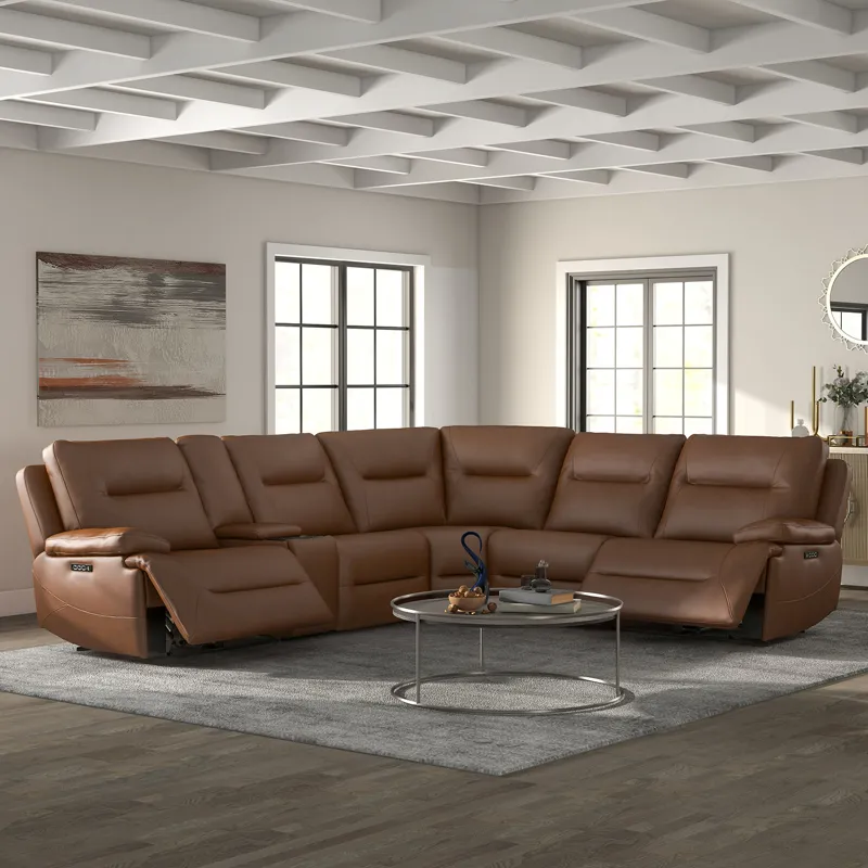 Cameron Armless Chair -  Saddle