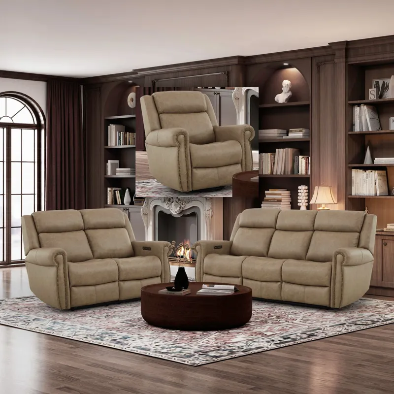 Carlton Sofa w/ Loveseat & Recliner