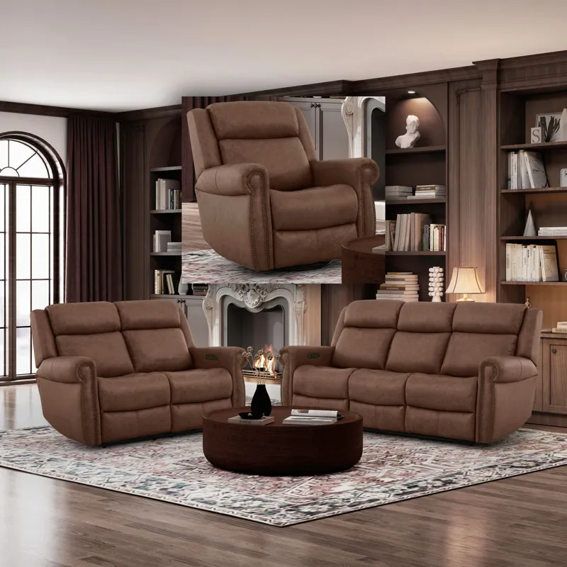 Carlton Sofa w/ Loveseat & Recliner