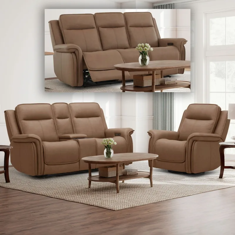 Cora Sofa w/ Loveseat & Recliner