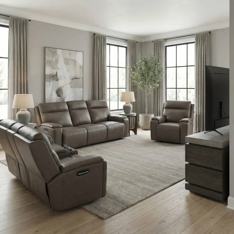 Cyrus Sofa w/ Loveseat & Recliner