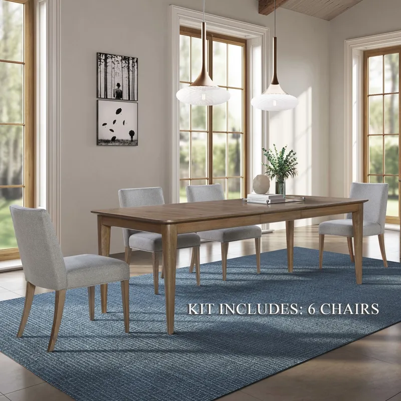 Hendrix Place Opt 7 Piece Rectangular Table Set