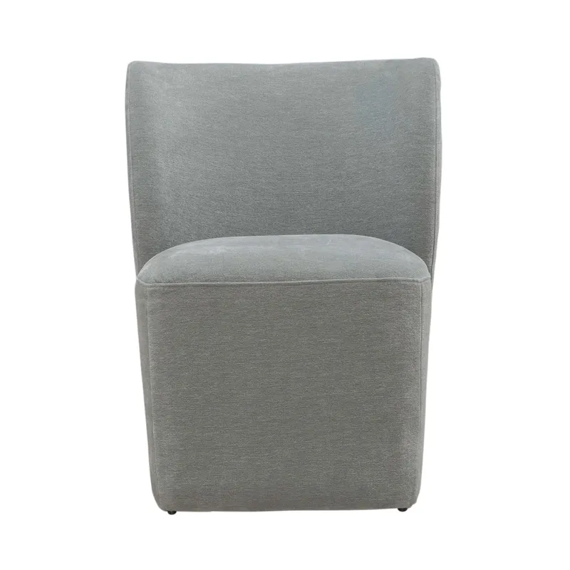 Accent Dining Chair w/ Casters - Sapphire