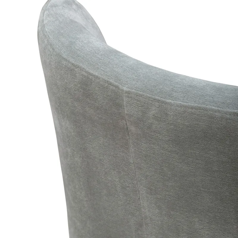 Accent Dining Chair w/ Casters - Sapphire