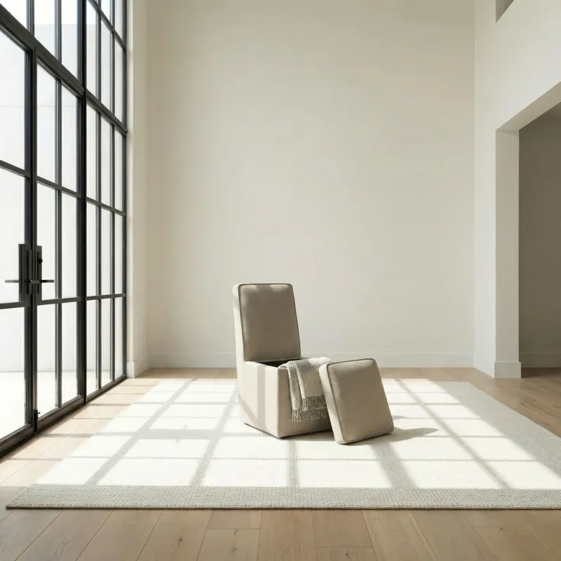 Accent Dining Accent Storage Dining Chair w/ Casters