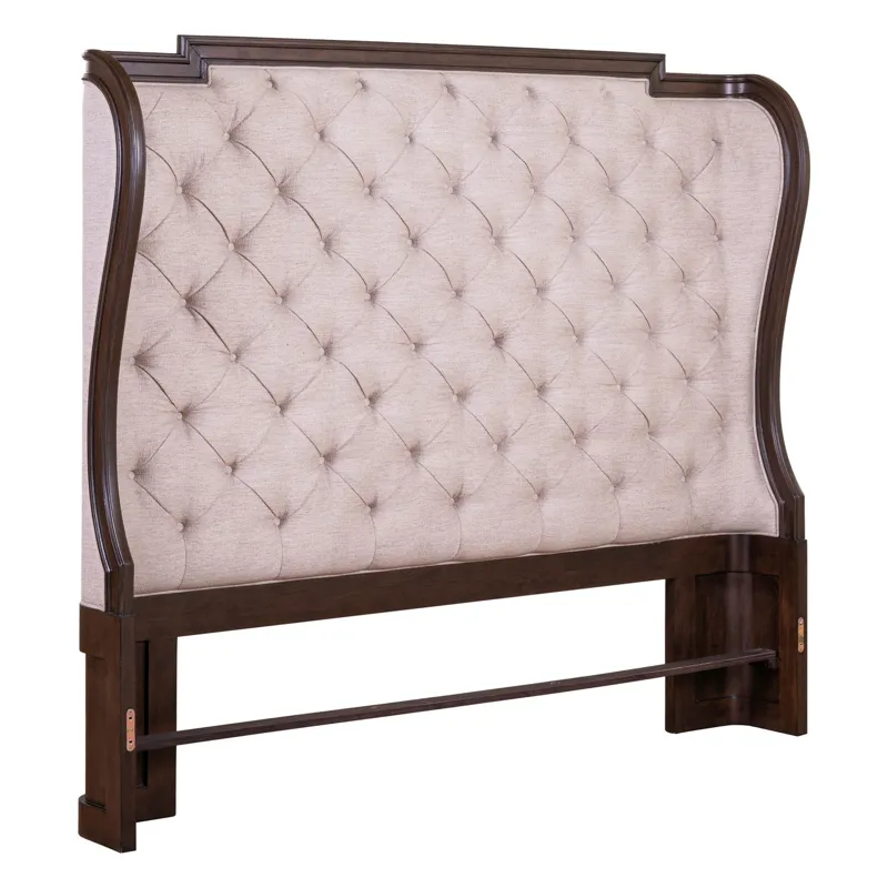 Provence Park Queen Uph Shelter Headboard