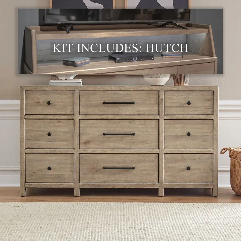 Proximity Place Dresser & Hutch