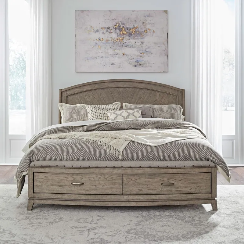 Avalon King California Panel Storage Bed