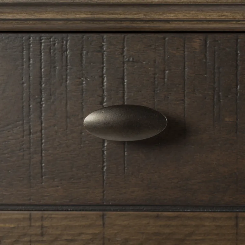 Catawba Hills King California Poster Bed, Dresser & Mirror, Chest