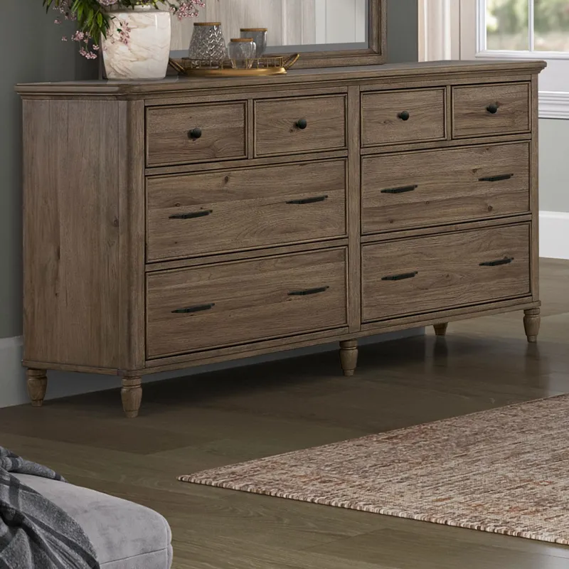 Hickory Grove 8 Drawer Dresser