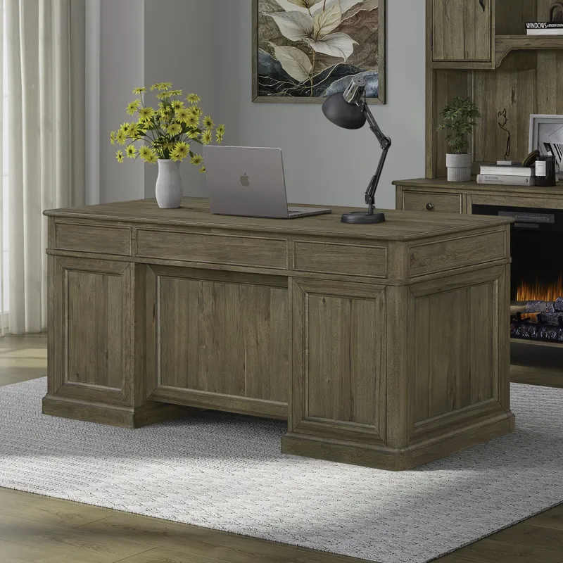 Hickory Grove Jr Executive Desk Top