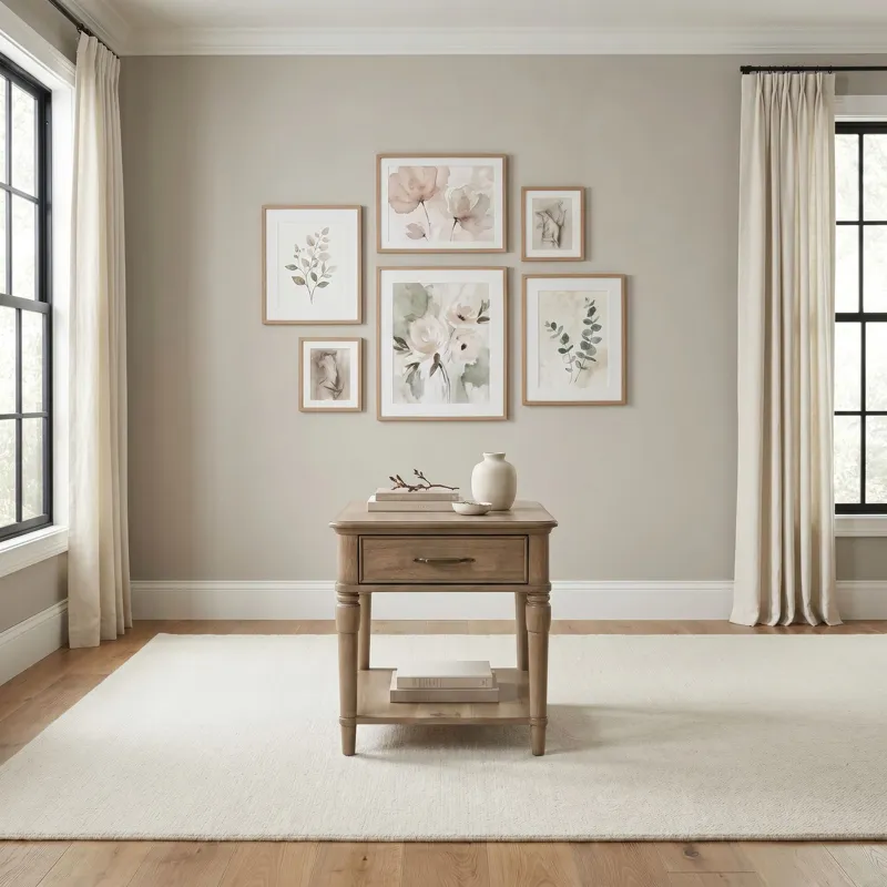 Hickory Grove Rectangular End Table